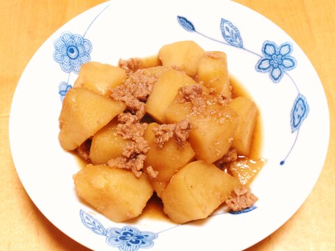 圧力鍋でホックり☆じゃがいもと豚ひき肉のそぼろ煮